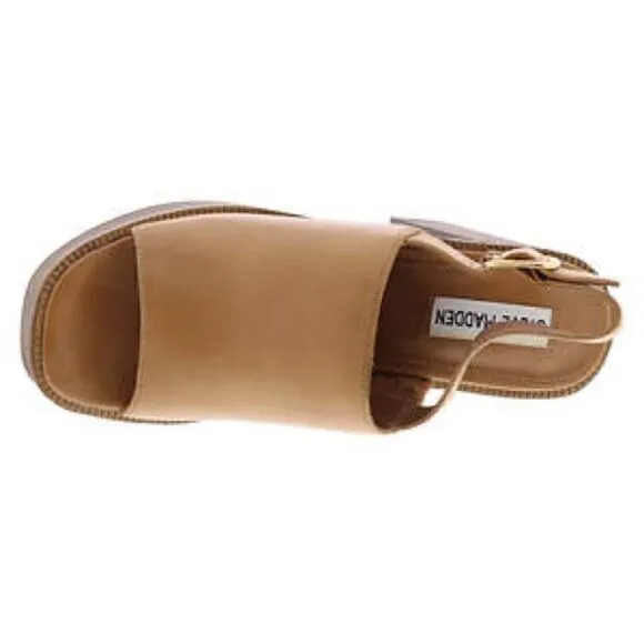 Steve Madden Women's Buffet Slingback Platform Sandals in the Size 9