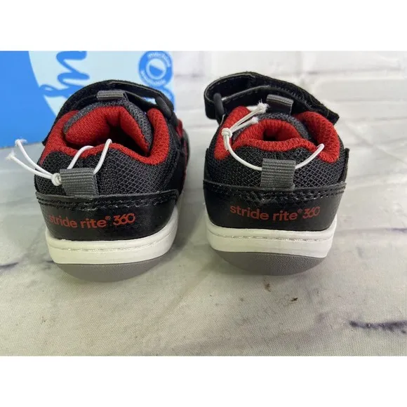 Stride Rite 360 Keegan Sneakers Baby Boy Infant Boys Slip On Shoes Size 3.5 NEW