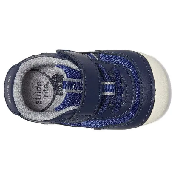 Stride Rite Sm Apollo BB038301 Sneakers Toddler US 5 Blue Comfort Shoes FZP532