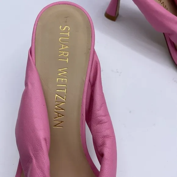 STUART WEITZMANPlaya Leather Knot Sandals‎
