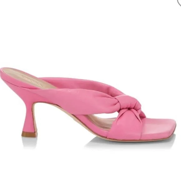 STUART WEITZMANPlaya Leather Knot Sandals‎