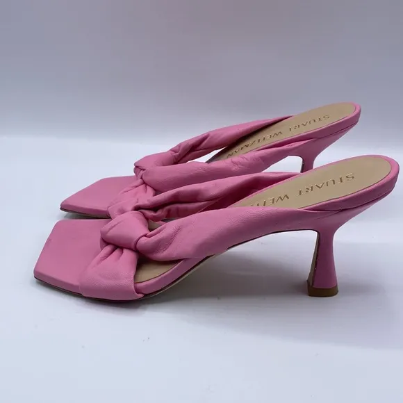 STUART WEITZMANPlaya Leather Knot Sandals‎