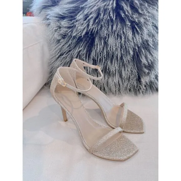 Stuart Weitzman 95mm Amelina Square Toe Sandals