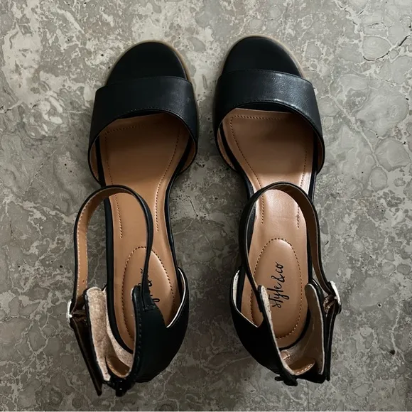 Style &amp; Co Women’s Katerinaa Two-Piece Dress Sandals, Size 9.5M New without Box
