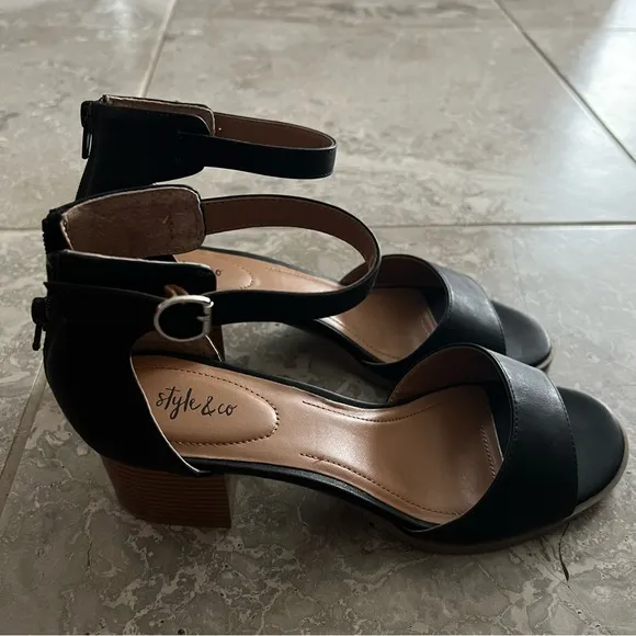 Style &amp; Co Women’s Katerinaa Two-Piece Dress Sandals, Size 9.5M New without Box