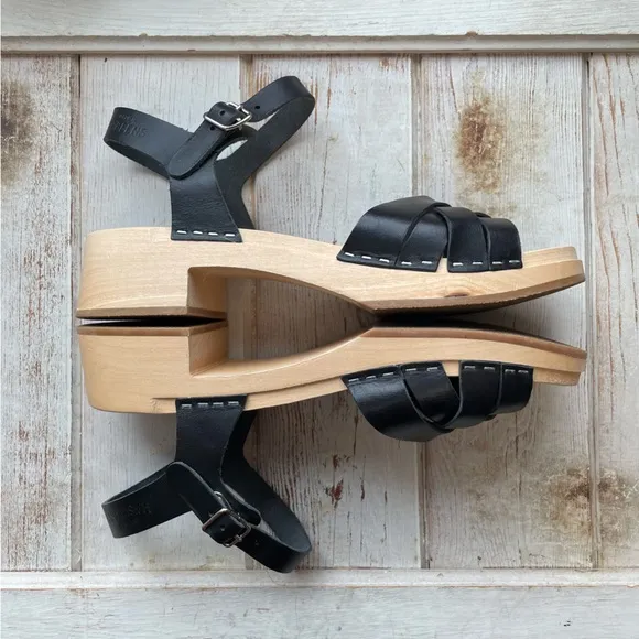 Swedish Hasbeens New Braided Sandals