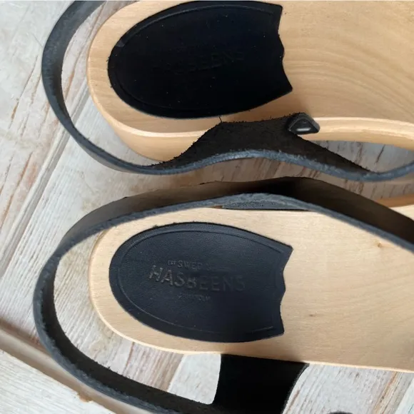 Swedish Hasbeens New Braided Sandals