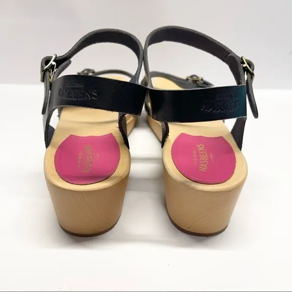 Swedish Hasbeens Preppy Debutant Clog Sandals