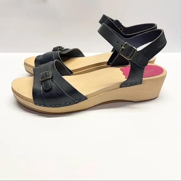 Swedish Hasbeens Preppy Debutant Clog Sandals