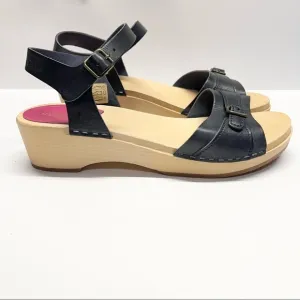 Swedish Hasbeens Preppy Debutant Clog Sandals
