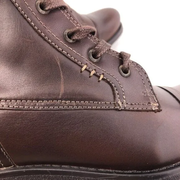 Taos Captain Brown Leather Ankle Boots EUR 37