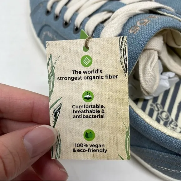 Taos Star Sneakers Color: Lake Blue Hemp