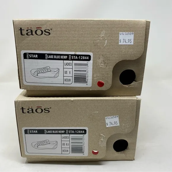 Taos Star Sneakers Color: Lake Blue Hemp