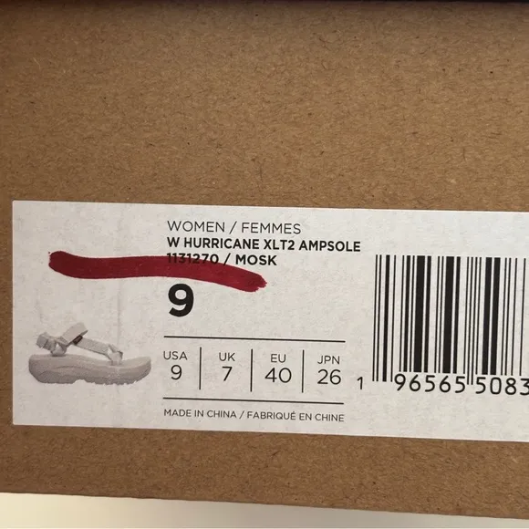 Teva Hurricane XLT2 Ampsole Sandals Moonstruck 9