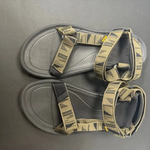 TEVA  Hurricane XLT2 Mens Green Black Padded Non-Slip Open Toe Sandals 8 NEW