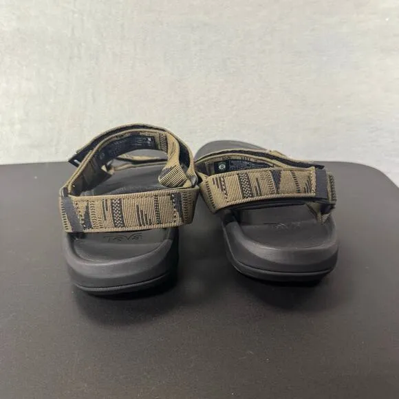 TEVA  Hurricane XLT2 Mens Green Black Padded Non-Slip Open Toe Sandals 8 NEW
