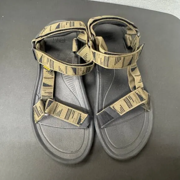 TEVA  Hurricane XLT2 Mens Green Black Padded Non-Slip Open Toe Sandals 8 NEW