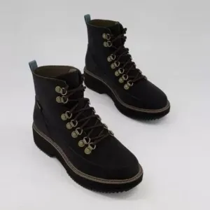 Teva Women's Midform Leather MAX-COMF Memory Foam Lace-Up Boots Black Size 7 NWB