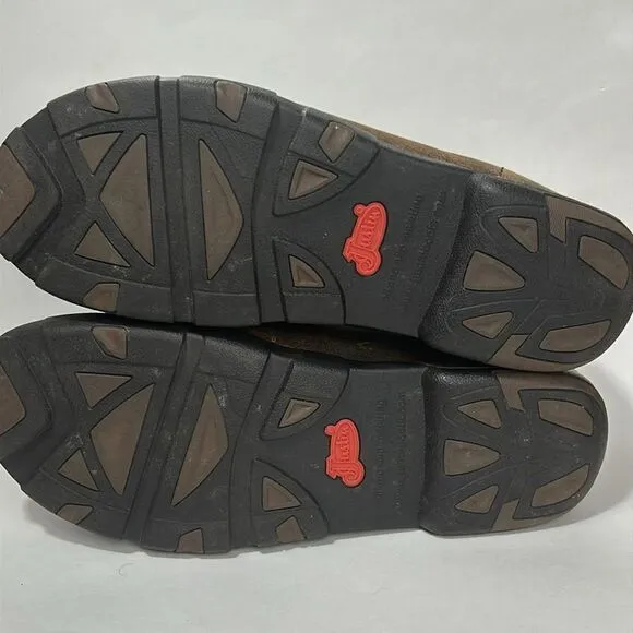 The 232 Justin Men's Driver Moc Casual Shoes Sz 12 Justin boots wallabies style
