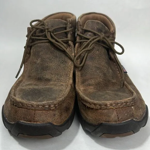 The 232 Justin Men's Driver Moc Casual Shoes Sz 12 Justin boots wallabies style