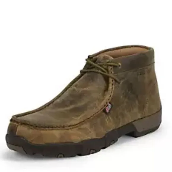 The 232 Justin Men's Driver Moc Casual Shoes Sz 12 Justin boots wallabies style