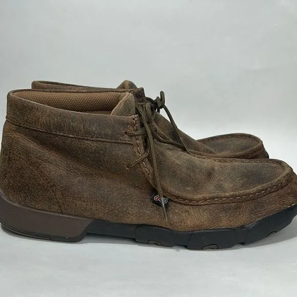 The 232 Justin Men's Driver Moc Casual Shoes Sz 12 Justin boots wallabies style