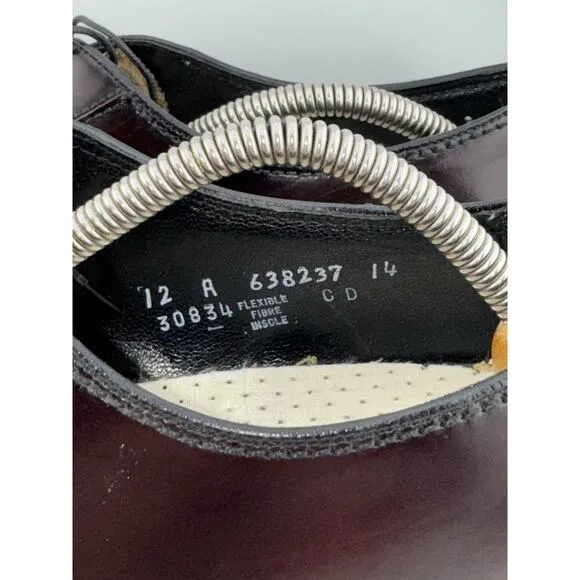 The Florsheim Dress Shoes 12 Burgundy Leather Lace Up Formal Comfort Business