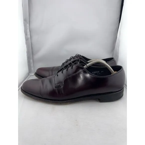 The Florsheim Dress Shoes 12 Burgundy Leather Lace Up Formal Comfort Business