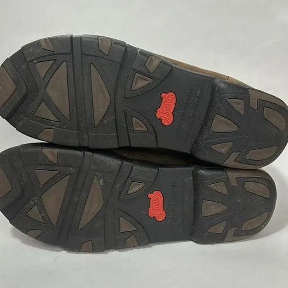The 232 Justin Men's Driver Moc Casual Shoes Sz 12 Justin boots wallabies style