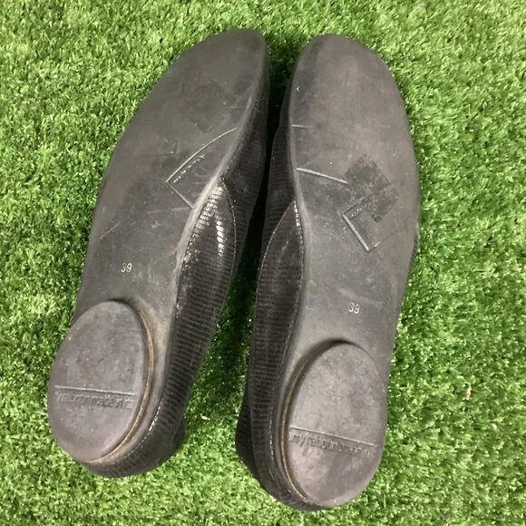 Thierry Rabotin Grace Flat Black Leather 39