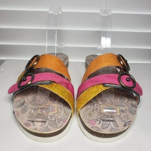 Think! Shik 3 Band Multi-color Open Toe Sandals
