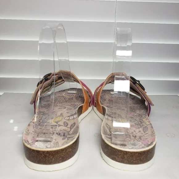 Think! Shik 3 Band Multi-color Open Toe Sandals