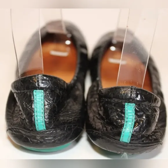 Tieks by Gavrieli 5 Black Patent Leather Ballet Flats Shoes Comfort!!