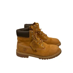 Timberland 120909 Premium Wheat Nubuck Boots Junior 7 Wm. 8.5