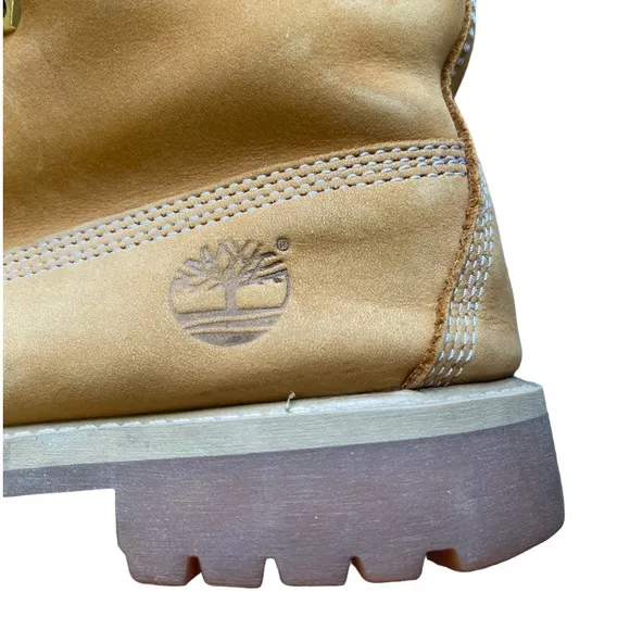 Timberland 12909 Classic‎ 6” Premium  Waterproof Boots GS Kids 4.5 Wheat, Nubuck