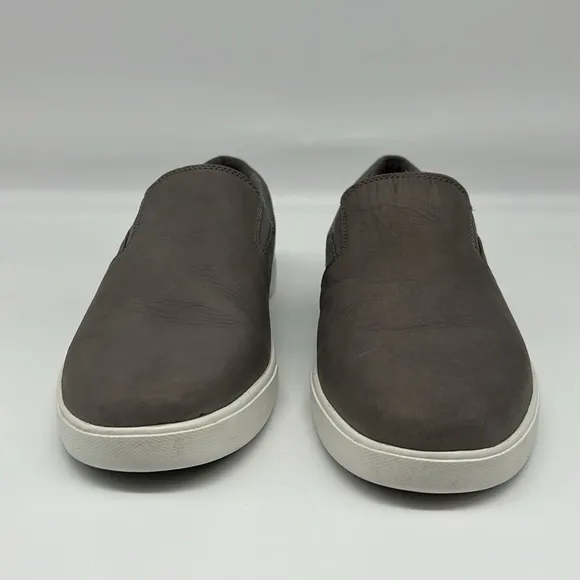 Timberland A25PZ Groveton Men's Slip On Shoes in‎ Grey Nubuck Leather  size 10.5