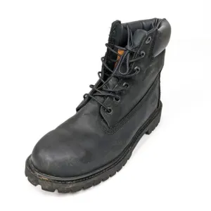 Timberland Black 6&quot; Waterproof Premium Boots Size 7