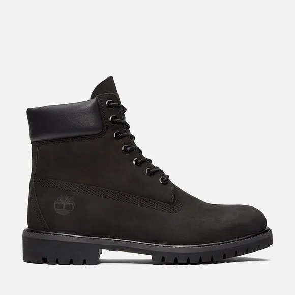 TIMBERLAND • Black Premium 6-Inch Waterproof Boot Work Shoe Kicks GOAT