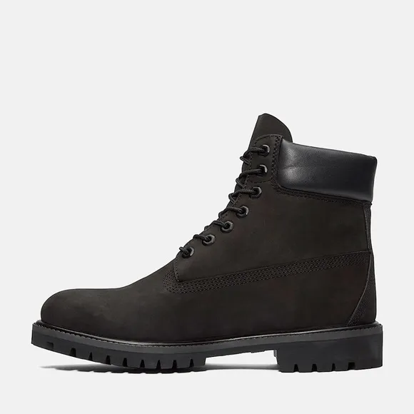 TIMBERLAND • Black Premium 6-Inch Waterproof Boot Work Shoe Kicks GOAT