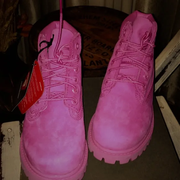 Timberland Bubblegum Pink Boots
