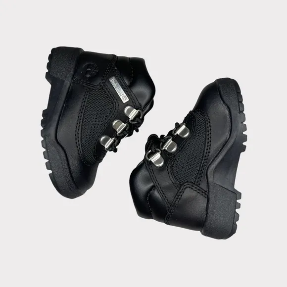 Timberland Field Leather Black Boots
