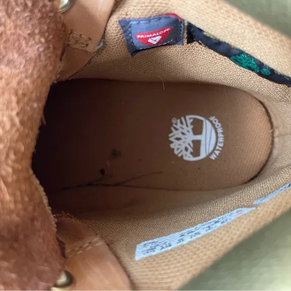 Timberland Kids Premiun 6” Lace Up Waterproof Boots (EUC), Size 3.5 Big Kids