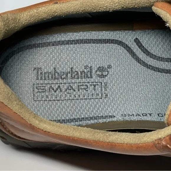 Timberland Men's 11 Lexington Avenue Saddle Brown Leather Smart Comfort Shoes