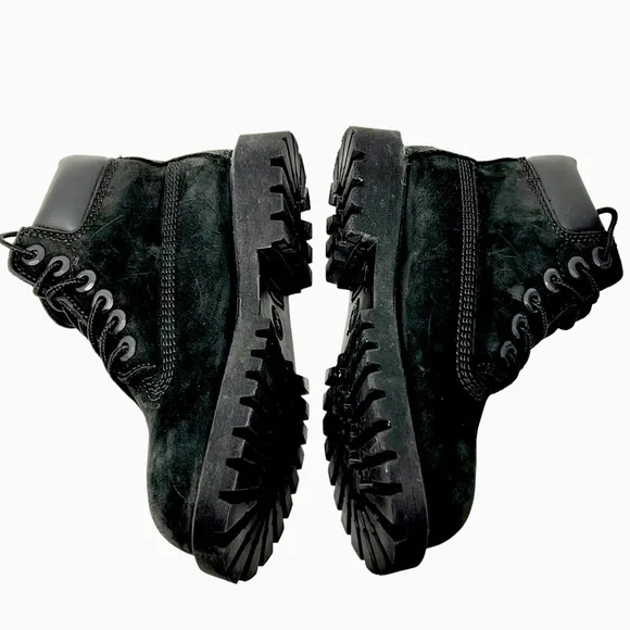 Timberland Premium 6-inch toddler black Waterproof leather boots size 10 toddler