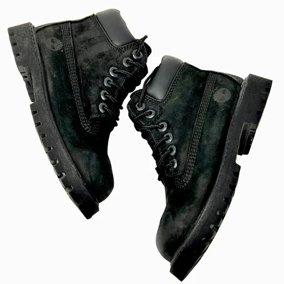 Timberland Premium 6-inch toddler black Waterproof leather boots size 10 toddler