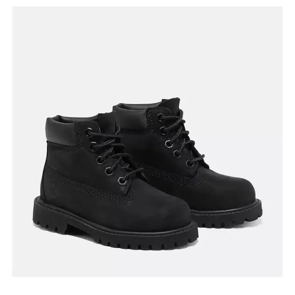 Timberland® Premium 6-Inch Waterproof Black Boots