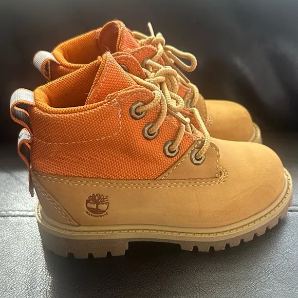 Timberland Premium Leather Rebotl Toddler Boots - Wheat