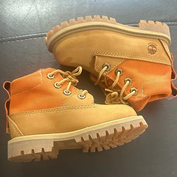 Timberland Premium Leather Rebotl Toddler Boots - Wheat