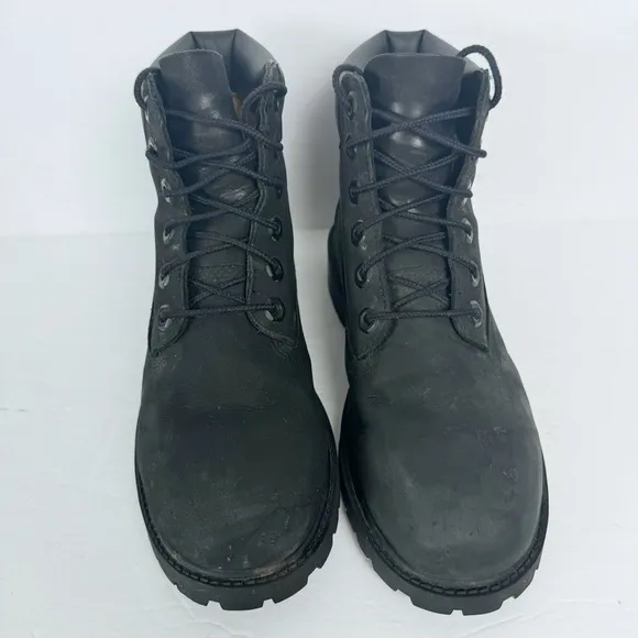 Timberland Youth Premium 6-Inch Sz 4 Waterproof Black Boot