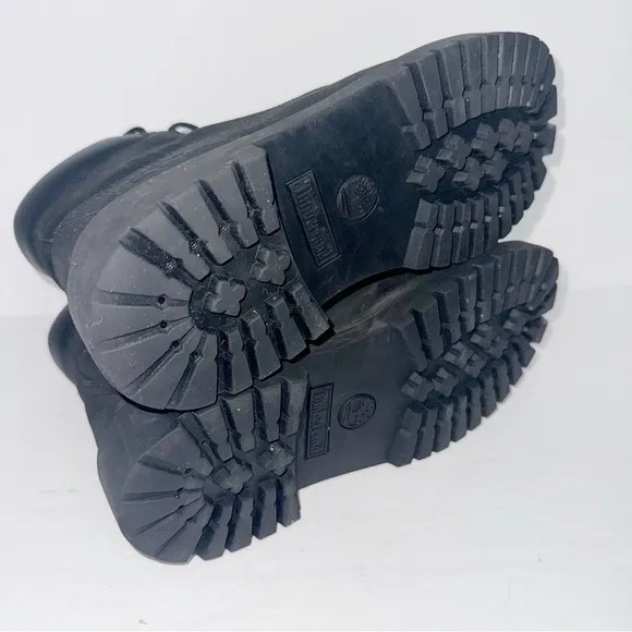 Timberland Youth Premium 6-Inch Sz 4 Waterproof Black Boot